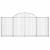 Coșuri gabion arcuite 5 buc, 200x30x80/100cm, fier galvanizat GartenMobel Dekor
