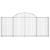Coșuri gabion arcuite 7 buc, 200x30x80/100cm, fier galvanizat GartenMobel Dekor