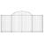 Coșuri gabion arcuite 11 buc, 200x30x80/100cm, fier galvanizat GartenMobel Dekor