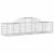 Coșuri gabion arcuite 7 buc, 200x50x40/60 cm, fier galvanizat GartenMobel Dekor