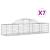 Coșuri gabion arcuite 7 buc, 200x50x40/60 cm, fier galvanizat GartenMobel Dekor