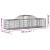 Coșuri gabion arcuite 11 buc, 200x50x40/60 cm, fier galvanizat GartenMobel Dekor