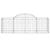 Coșuri gabion arcuite 7 buc, 200x50x60/80 cm, fier galvanizat GartenMobel Dekor