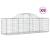 Coșuri gabion arcuite 9 buc, 200x50x60/80 cm, fier galvanizat GartenMobel Dekor
