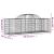 Coșuri gabion arcuite 9 buc, 200x50x60/80 cm, fier galvanizat GartenMobel Dekor