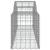 Coșuri gabion arcuite 11 buc, 200x50x60/80 cm, fier galvanizat GartenMobel Dekor