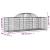 Coșuri gabion arcuite 13 buc, 200x50x60/80 cm, fier galvanizat GartenMobel Dekor