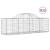 Coșuri gabion arcuite 13 buc, 200x50x60/80 cm, fier galvanizat GartenMobel Dekor