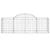 Coșuri gabion arcuite 25 buc, 200x50x60/80 cm, fier galvanizat GartenMobel Dekor