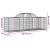 Coșuri gabion arcuite 25 buc, 200x50x60/80 cm, fier galvanizat GartenMobel Dekor