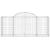 Coșuri gabion arcuite 7 buc, 200x50x80/100 cm, fier galvanizat GartenMobel Dekor