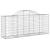 Coșuri gabion arcuite 11 buc, 200x50x80/100 cm, fier galvanizat GartenMobel Dekor