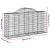 Coșuri gabion arcuite 9 buc, 200x50x100/120 cm, fier galvanizat GartenMobel Dekor