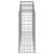 Coșuri gabion arcuite 15 buc, 200x50x100/120cm, fier galvanizat GartenMobel Dekor