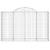 Coșuri gabion arcuite 5 buc, 200x50x120/140 cm, fier galvanizat GartenMobel Dekor