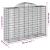 Coșuri gabion arcuite 5 buc, 200x50x140/160 cm, fier galvanizat GartenMobel Dekor