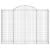 Coșuri gabion arcuite 5 buc, 200x50x140/160 cm, fier galvanizat GartenMobel Dekor