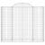 Coșuri gabion arcuite 5 buc, 200x50x160/180 cm, fier galvanizat GartenMobel Dekor