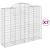 Coșuri gabion arcuite 7 buc, 200x50x160/180 cm, fier galvanizat GartenMobel Dekor
