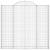 Coșuri gabion arcuite 5 buc, 200x50x180/200 cm, fier galvanizat GartenMobel Dekor