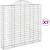 Coșuri gabion arcuite 7 buc, 200x50x180/200 cm, fier galvanizat GartenMobel Dekor