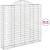 Coșuri gabion arcuite 11 buc, 200x50x180/200cm, fier galvanizat GartenMobel Dekor