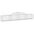 Coșuri gabion arcuite, 11 buc., 300x30x40/60cm, fier galvanizat GartenMobel Dekor