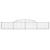 Coșuri gabion arcuite, 11 buc., 300x30x40/60cm, fier galvanizat GartenMobel Dekor