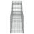 Coșuri gabion arcuite, 13 buc., 300x30x40/60cm, fier galvanizat GartenMobel Dekor