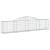 Coșuri gabion arcuite, 5 buc., 300x30x60/80 cm, fier galvanizat GartenMobel Dekor