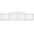 Coșuri gabion arcuite, 11 buc., 300x50x60/80cm, fier galvanizat GartenMobel Dekor
