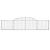 Coșuri gabion arcuite, 13 buc., 300x30x60/80cm, fier galvanizat GartenMobel Dekor