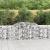 Coșuri gabion arcuite 3 buc., 300x30x80/100 cm, fier galvanizat GartenMobel Dekor