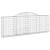 Coșuri gabion arcuite 5 buc, 300x30x100/120 cm fier galvanizat GartenMobel Dekor