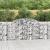 Coșuri gabion arcuite 13 buc, 300x30x100/120 cm fier galvanizat GartenMobel Dekor