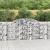 Coșuri gabion arcuite 15 buc, 300x30x100/120 cm fier galvanizat GartenMobel Dekor