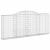 Coșuri gabion arcuite 5 buc, 300x30x120/140 cm, fier galvanizat GartenMobel Dekor