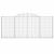 Coșuri gabion arcuite 5 buc, 300x30x120/140 cm, fier galvanizat GartenMobel Dekor