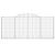 Coșuri gabion arcuite 9 buc, 300x30x120/140 cm, fier galvanizat GartenMobel Dekor
