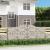 Coșuri gabion arcuite 9 buc, 300x30x120/140 cm, fier galvanizat GartenMobel Dekor