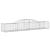 Coșuri gabion arcuite, 7 buc., 300x50x40/60 cm, fier galvanizat GartenMobel Dekor