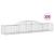 Coșuri gabion arcuite, 9 buc., 300x50x40/60 cm, fier galvanizat GartenMobel Dekor