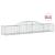 Coșuri gabion arcuite, 11 buc., 300x50x40/60cm, fier galvanizat GartenMobel Dekor