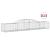 Coșuri gabion arcuite, 13 buc., 300x50x40/60cm, fier galvanizat GartenMobel Dekor