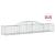 Coșuri gabion arcuite, 15 buc., 300x50x40/60cm, fier galvanizat GartenMobel Dekor