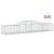 Coșuri gabion arcuite, 25 buc., 300x50x40/60cm, fier galvanizat GartenMobel Dekor
