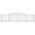 Coșuri gabion arcuite 9 buc, 300x50x60/80 cm, fier galvanizat GartenMobel Dekor