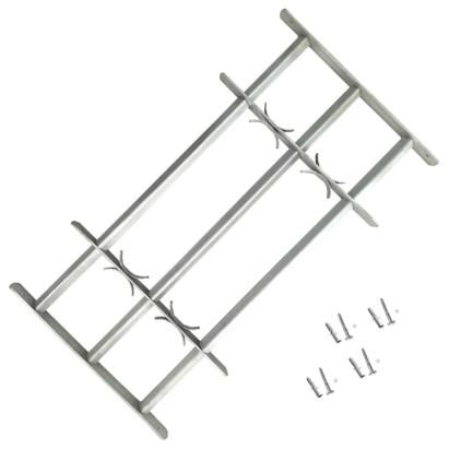 Grilaj de siguranță pentru ferestre cu 3 bare transversale 500-650 mm GartenMobel Dekor