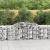 Coșuri gabion arcuite 7 buc, 300x50x80/100 cm, fier galvanizat GartenMobel Dekor