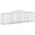 Coșuri gabion arcuite 9 buc, 300x50x80/100 cm, fier galvanizat GartenMobel Dekor